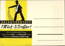 Ak Kalkstickstoff, 1 Wurf 3