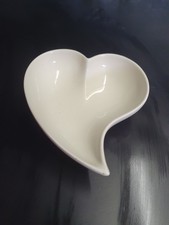 Dekoschale Herzform Keramik Schmuckschale Ringschale