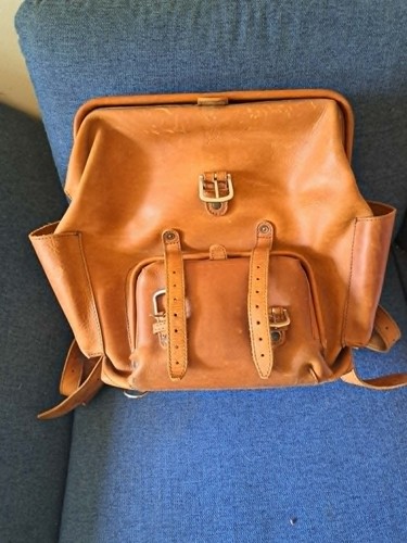 Saddleback leather rucksack - leather,