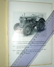 Bedienungsanweisung MAN Ackerdiesel A32 C40 A u. H Schlepper  Betriebsanleitung