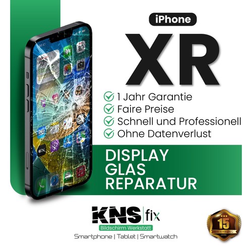 Iphone display frontglas - xr,