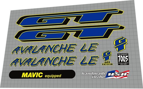 1996 avalanche decal - avalanche,