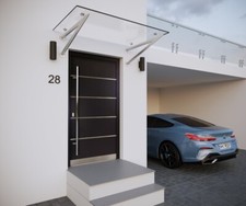 Glasvordach Pultvordach