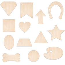 Creative Deco Personalisierte Holzformen zum Basteln Holzausschnitte 10-100 cm