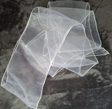Organza Stuhlschleifen, Stuhlbänder, Hochzeitsdeko, weiß,10er Set ,gebraucht ?‍