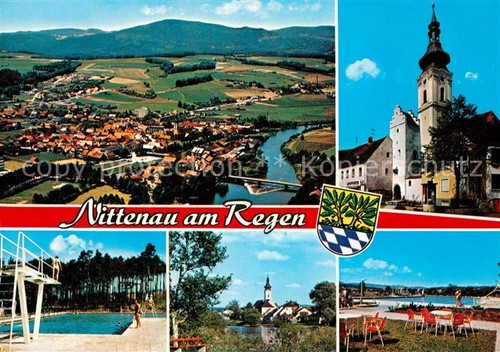 Nittenau mit fluss regen - mit,