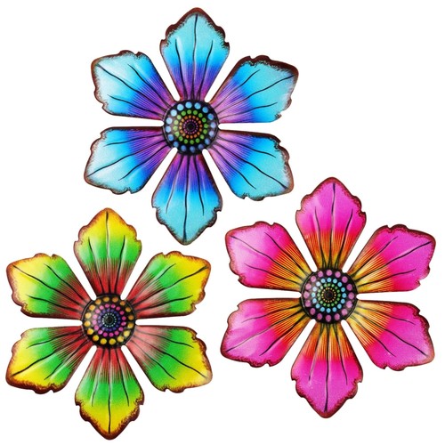 Metallblumen wanddekoration - metallblumen,