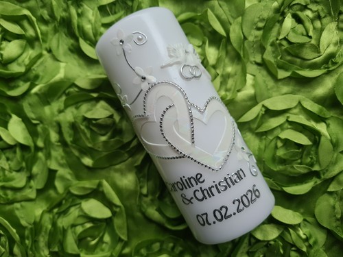 Hochzeitskerze gastgeschenk - hochzeitskerze, /gastgeschenk