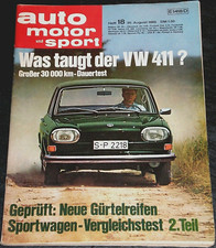 Auto Motor Sport 18/69 Test VW