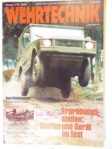 Wehr technik januar 1978 - wt,