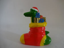 Weihnachts Sammelfigur / Schlange im Nikolaus Schuh mit Geschenke