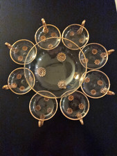 Punsch-Service antik MOSER/Bohemia?