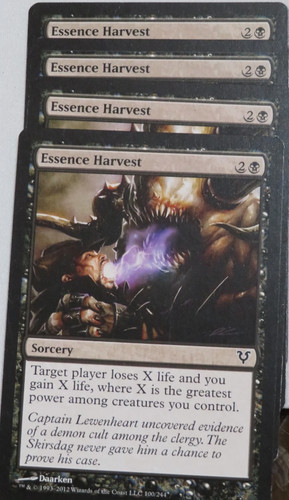 Essence harvest - x, /