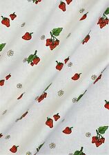 Kracht Geschirrtuch Trockentuch Küchentuch "Erdbeere" Halbleinen