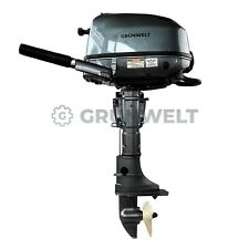 Außenborder GW-600WK Außenbordmotor 6 PS 4-Takt Bootsmotor Wasserkühlung Benzin