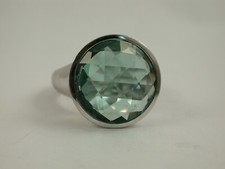 wertvoller schwerer Ring mit Prasiolith 13,3 Carat Weißgold 750  - A.Odenwald