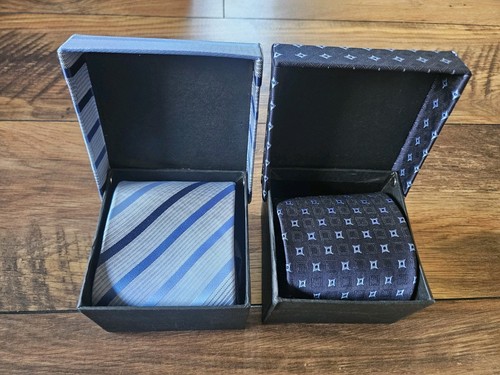 Zwei krawatten herren blau - krawatten,