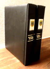 2 x Lindner ETB Alben 13 Ringe Album schwarz Din A 5 mit Ersttagsblätter Hüllen