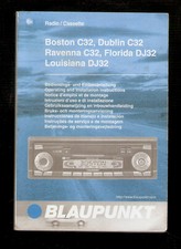 deutsche Betriebsanleitung Handbuch Blaupunkt Boston C32, Dublin C32 Ravenna C32