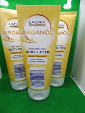 3 x Lacura Skin Arganöl Reichhaltige Body Butter, á 200 ml (2025)