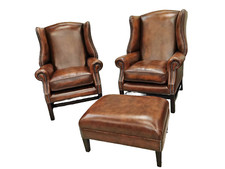 2 x Chesterfield Ohrstuhl mit