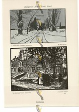 Verschneite Straße &