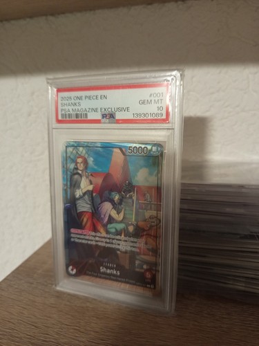 One piece card shanks psa - piece,