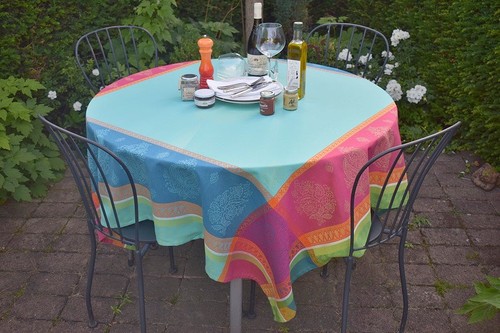 Tischdecke jacquard baumwolle - tischdecke,