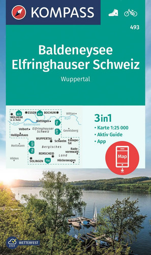 Kompass wanderkarte 493 - kompass,