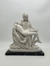 Skulptur Pietà Der Michelangelo CM 36 IN Pulver, Alabaster Hergestellt IN Italy