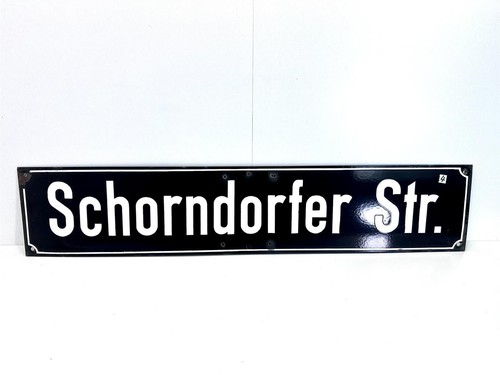 Altes emaille straßenschild - altes,