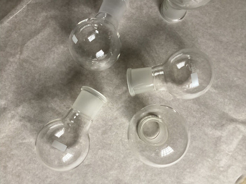 Rundkolben glas 100ml - x,