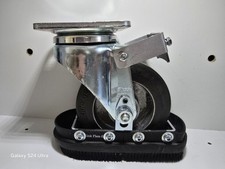 Original Blickle Germany Transportrolle/Schwerlastrolle Mit Kehrbesen W46/22