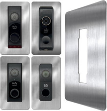 Edelstahl Blende | Zubehör Für Eufy Videotürklingel/Video Doorbell | E340, 2K HD