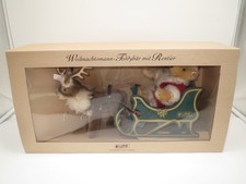 Steiff 670565 Weihnachtsmann-Teddybär mit Rentier (Lim.Edition) Zertifikat & OVP