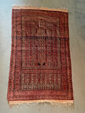 Älterer Teppich Vorleger Orient 150 cm x 92 cm handgeknüpft