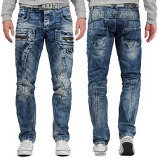 Cipo & Baxx Herren Jeans Cargo Streetwear Hose Freizeit Clubwear Style Übergroß