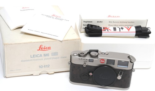 Leica titanium plated boxed - titanium,