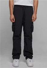 Straight Leg Nylon Cargo Pants