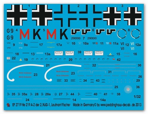 Peddinghaus decals 2719 - peddinghaus-decals,