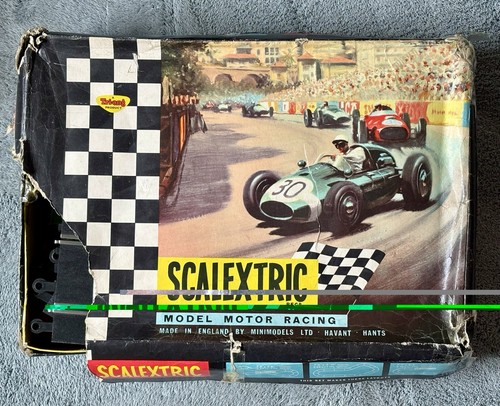 Vintage scalextric set - vintage,
