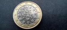 Münze 1 Euro 2002 Portugal