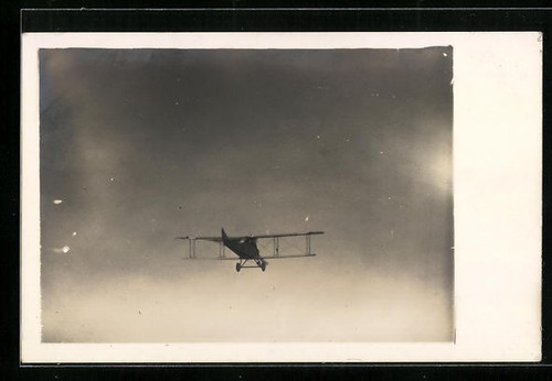 Foto doppeldecker flugzeug - foto-ak, doppeldecker-flugzeug