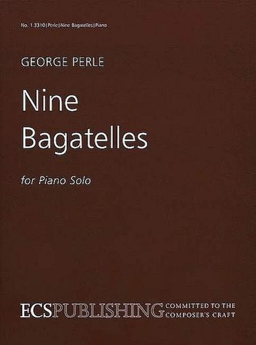 Nine bagatelles for piano - nine,