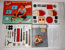 DDR Metall Baukasten CONSTRUCTO CONSTRUCTION 20 EXPORT HELICOPTER 321teilig