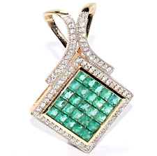 Anhänger Gold Smaragd 1,0ct. Harry Ivens Diamanten 0,72ct. 585/14K 33x23 mm 5,9g