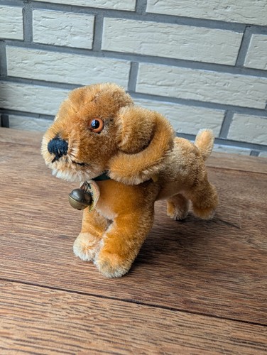 Steiff hund mit glocke - glocke, knopf