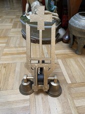 Sehr schöne alte Sakristei Glocke Kirche Türglocke Bimmel Kapelle aus Metall