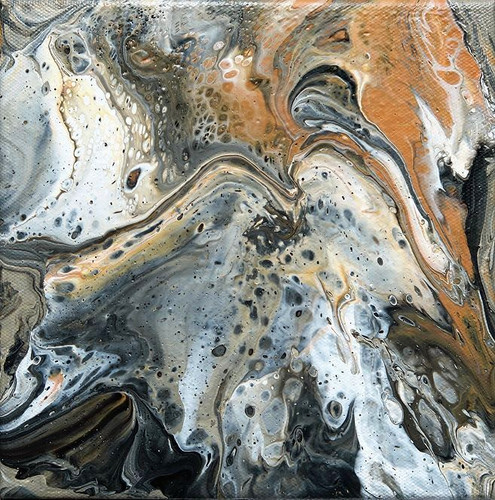 Pouring art acryl - art, bild