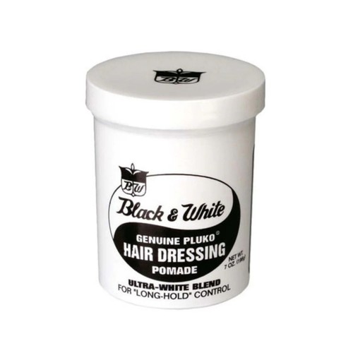 Black white genuine pluko - white,